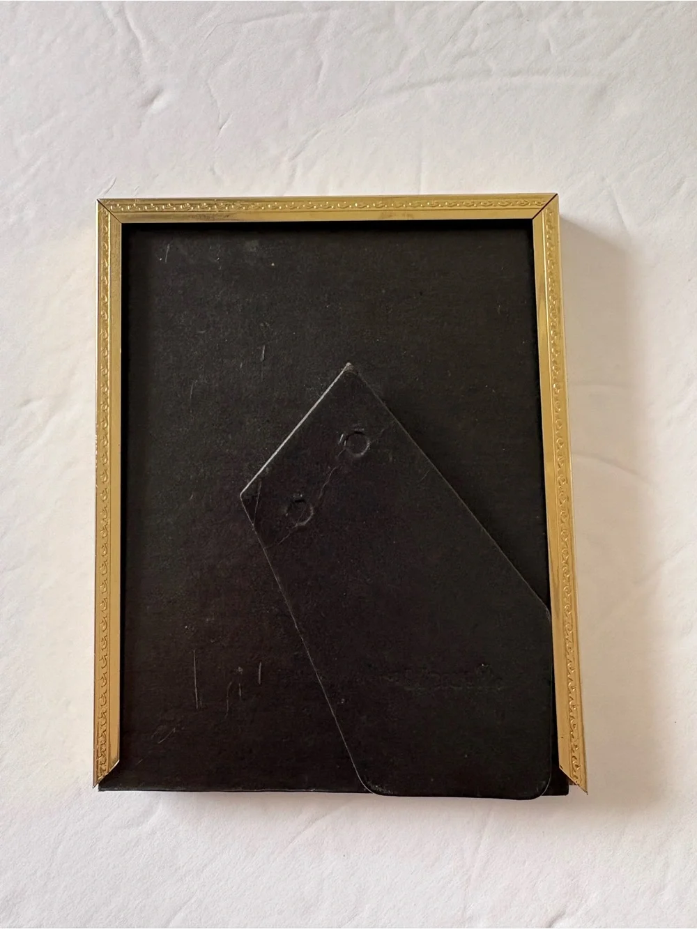 Intercraft Vintage 4”x5” Gold Metal Picture Frame